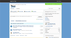 Desktop Screenshot of community.codeontime.com