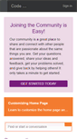 Mobile Screenshot of community.codeontime.com
